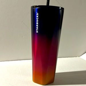Gold fuschia purple gradient 2022 summer release Starbucks 24 oz Tumbler